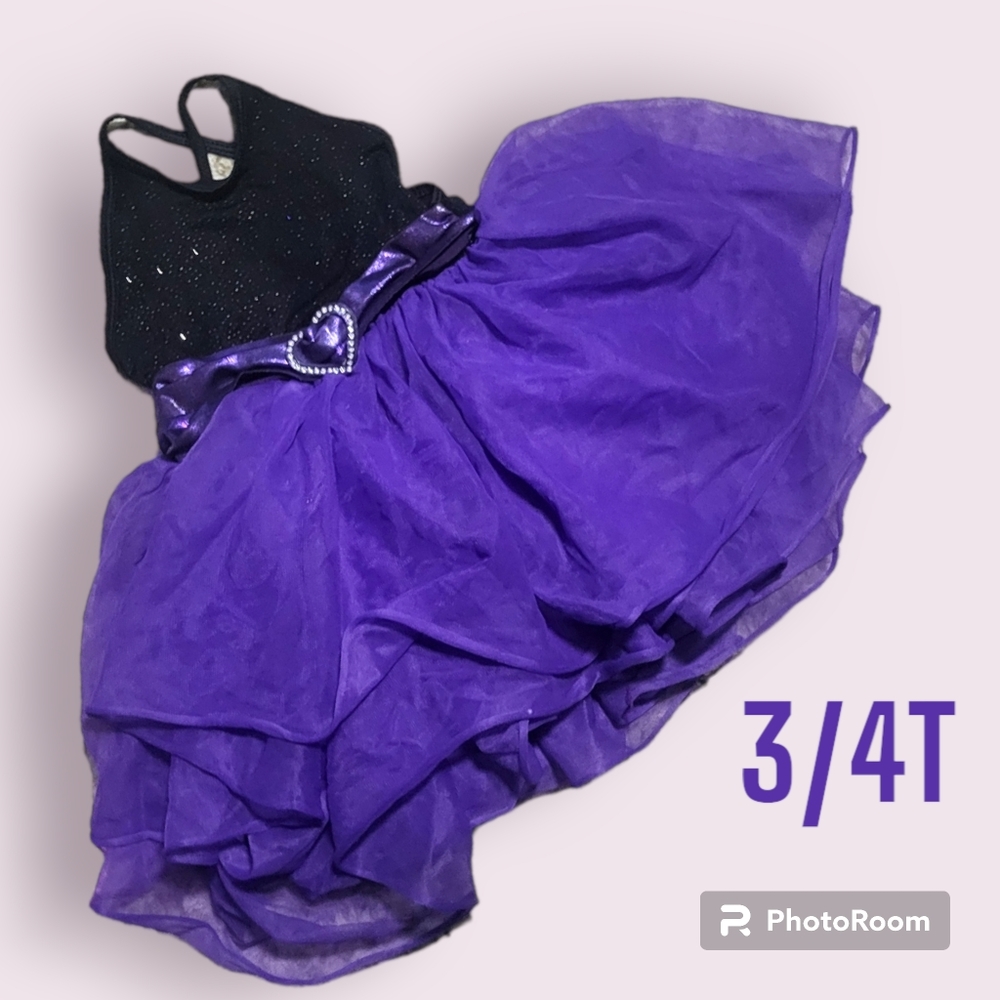 Girls Dance Outfit with extra poofy TuTu 3T 4T